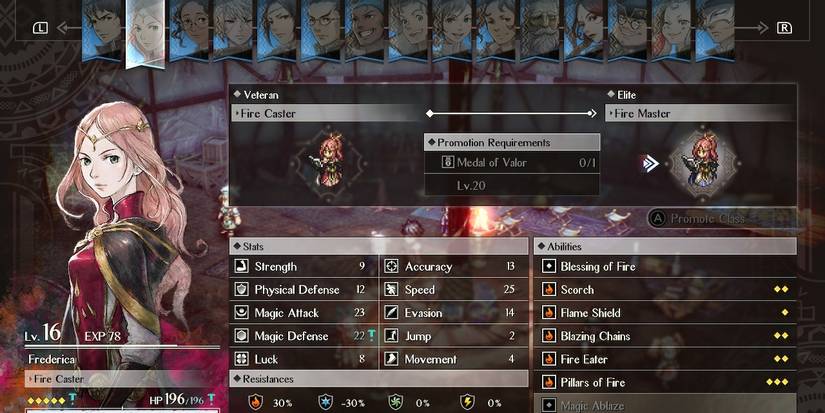 Triangle Strategy Frederica Promotion