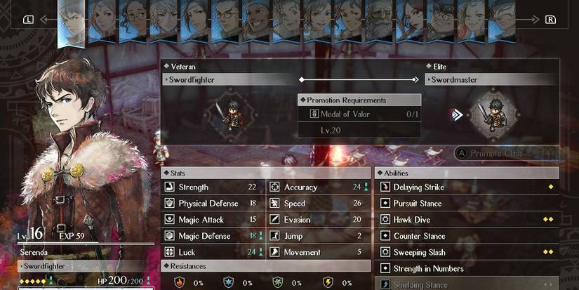 Triangle Strategy Serenoa Promotion