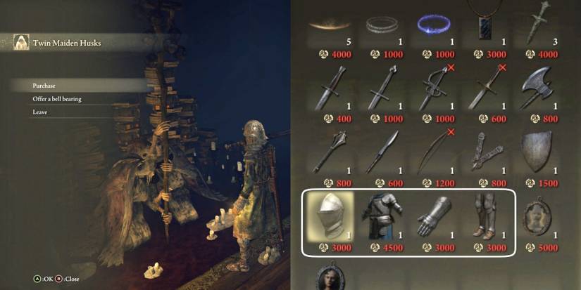 Two Maiden husks from Elden Ring