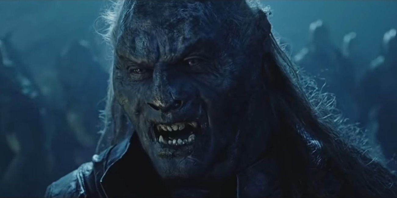 Ugluk the Uruk-hai captain from Lord of the Rings The Two Towers
