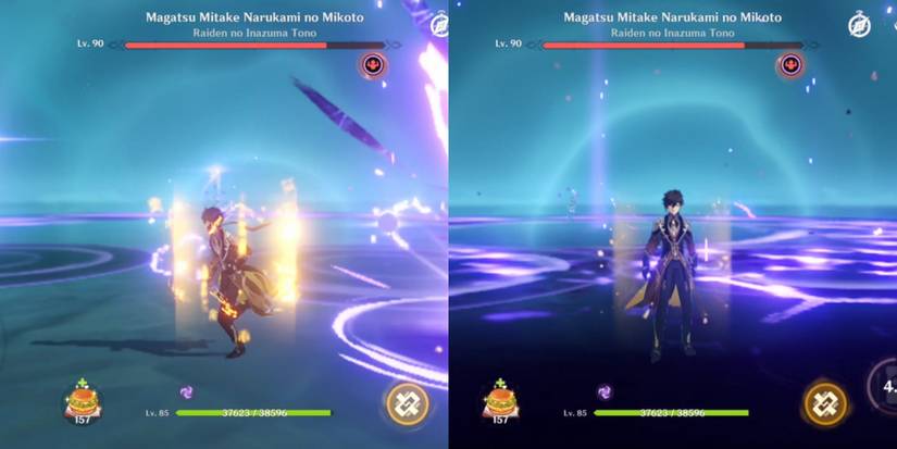 Ultimate move Raiden Shogun boss