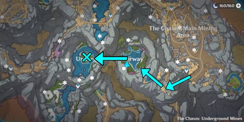 Underground Waterway detour in Genshin Impact 