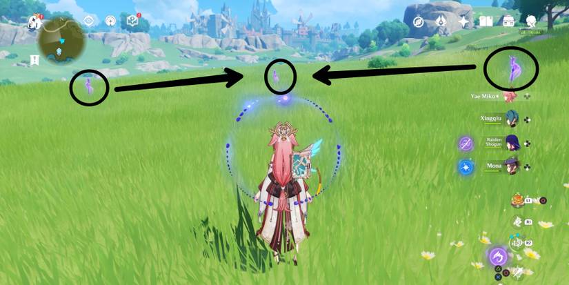 Using Yae Miko skill wrong in Genshin Impact