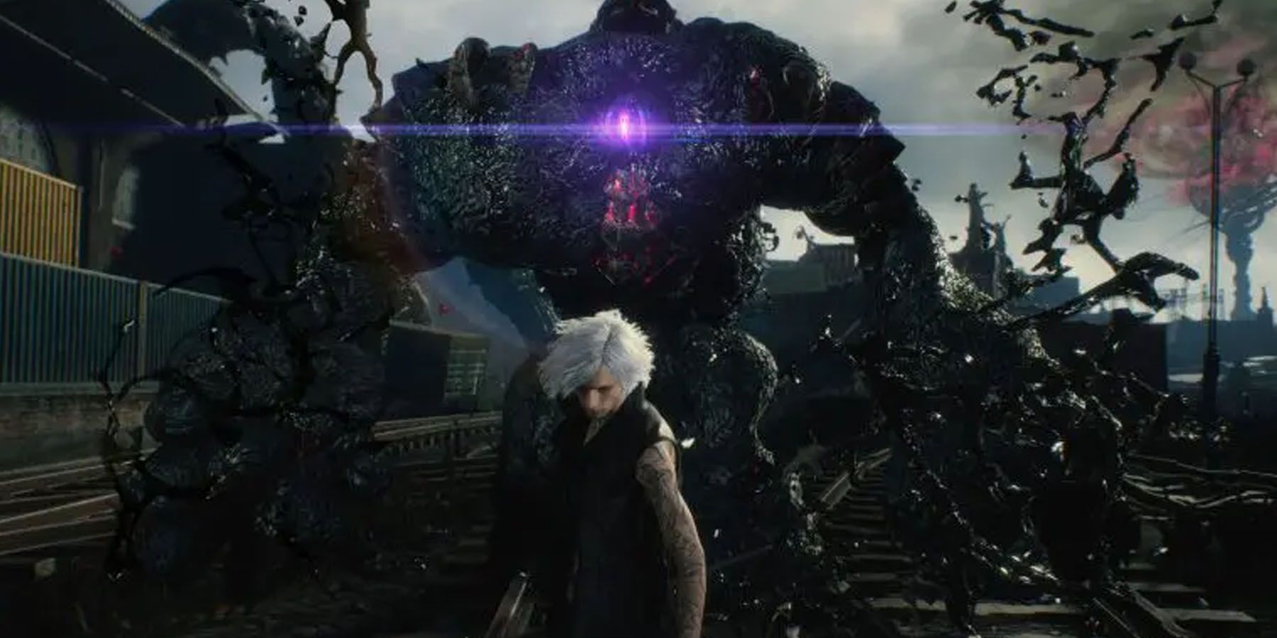 V using his Devil Trigger form