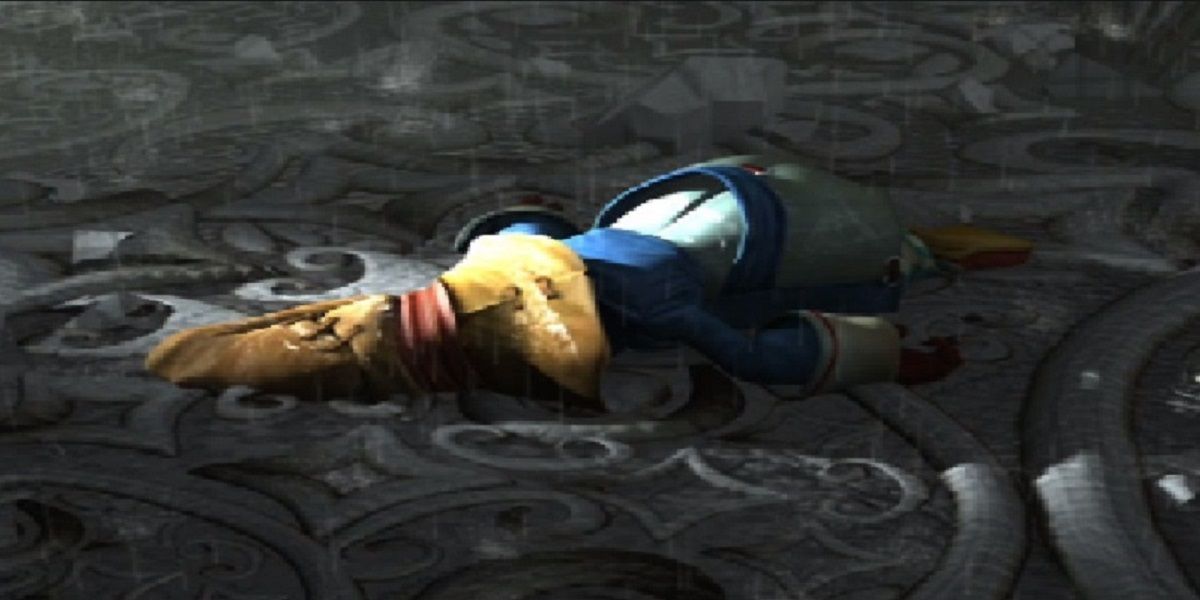 Final Fantasy 9 Vivi knocked out after fighting Beatrix in Burmecia