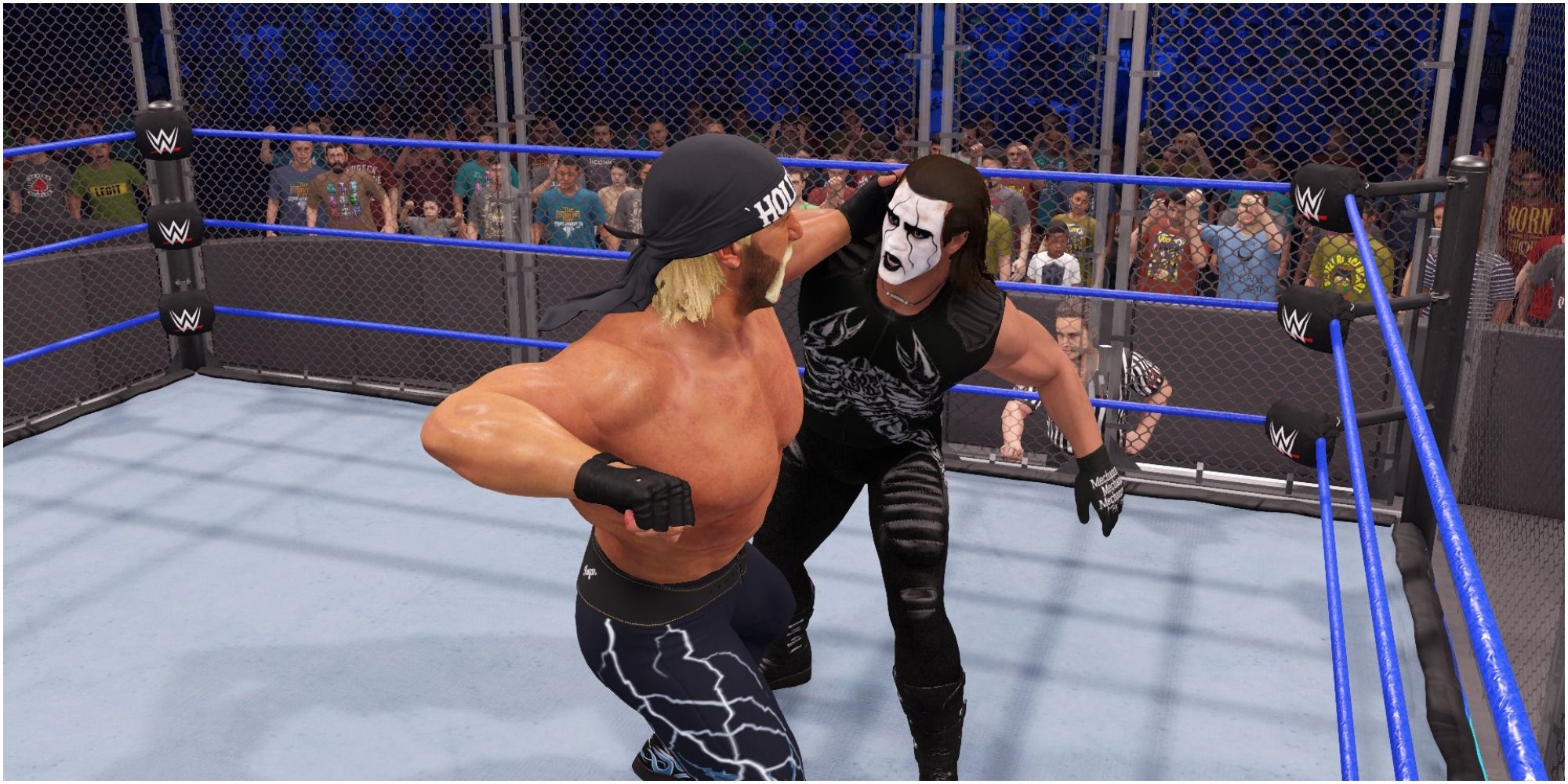 WWE 2K22 Hogan mounting a comeback