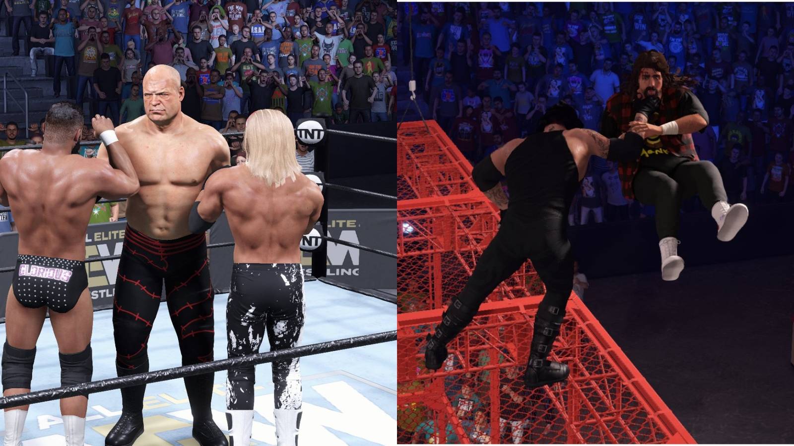 WWE 2K22 Kane and Taker super Finishers