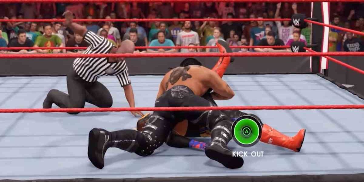 WWE 2K22 Pin Attempt