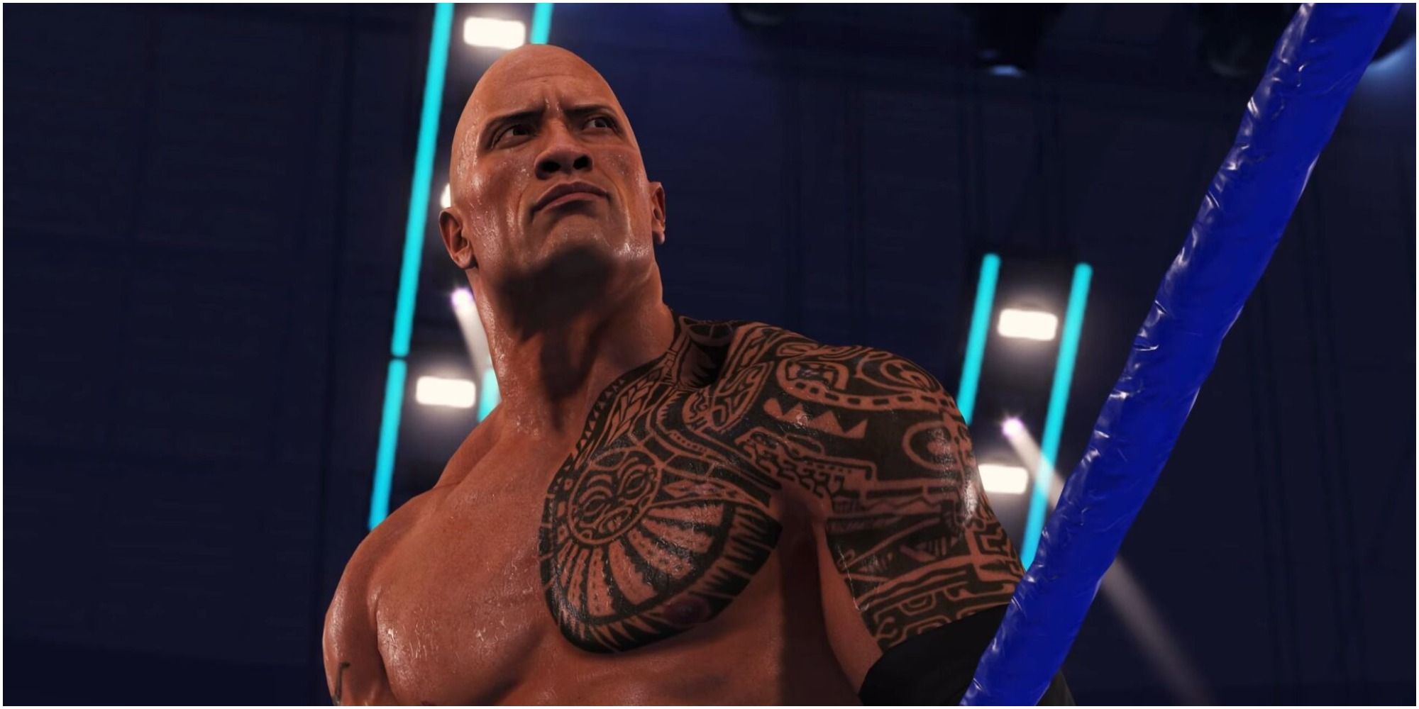 WWE 2K22 MENU :THE ROCK