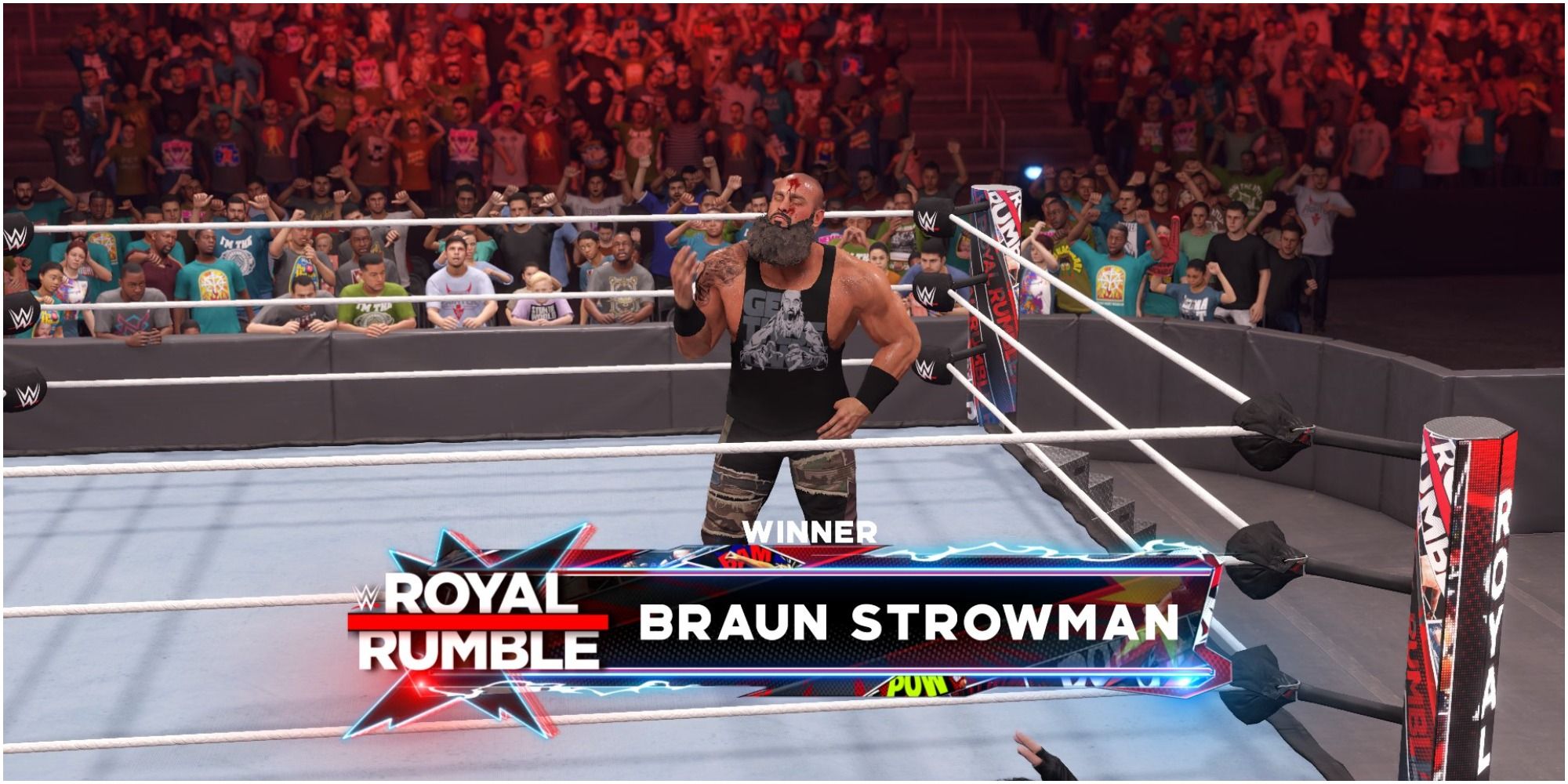 WWE 2k22 winning the Royal Rumble