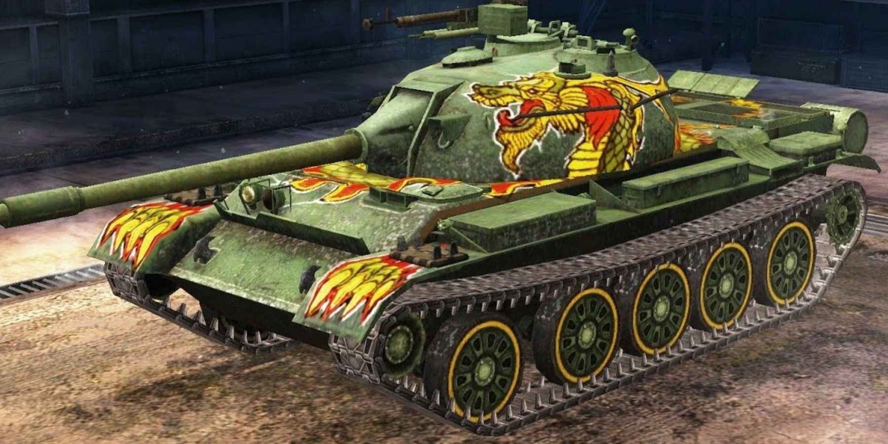 World Of Tanks Blitz Type 62 Dragon design
