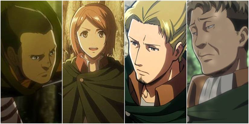 The First Special Operations Squad From Attack On Titan Squad Levi Petra Ral Oluo Bozado Eld Jinn Gunther Schultz