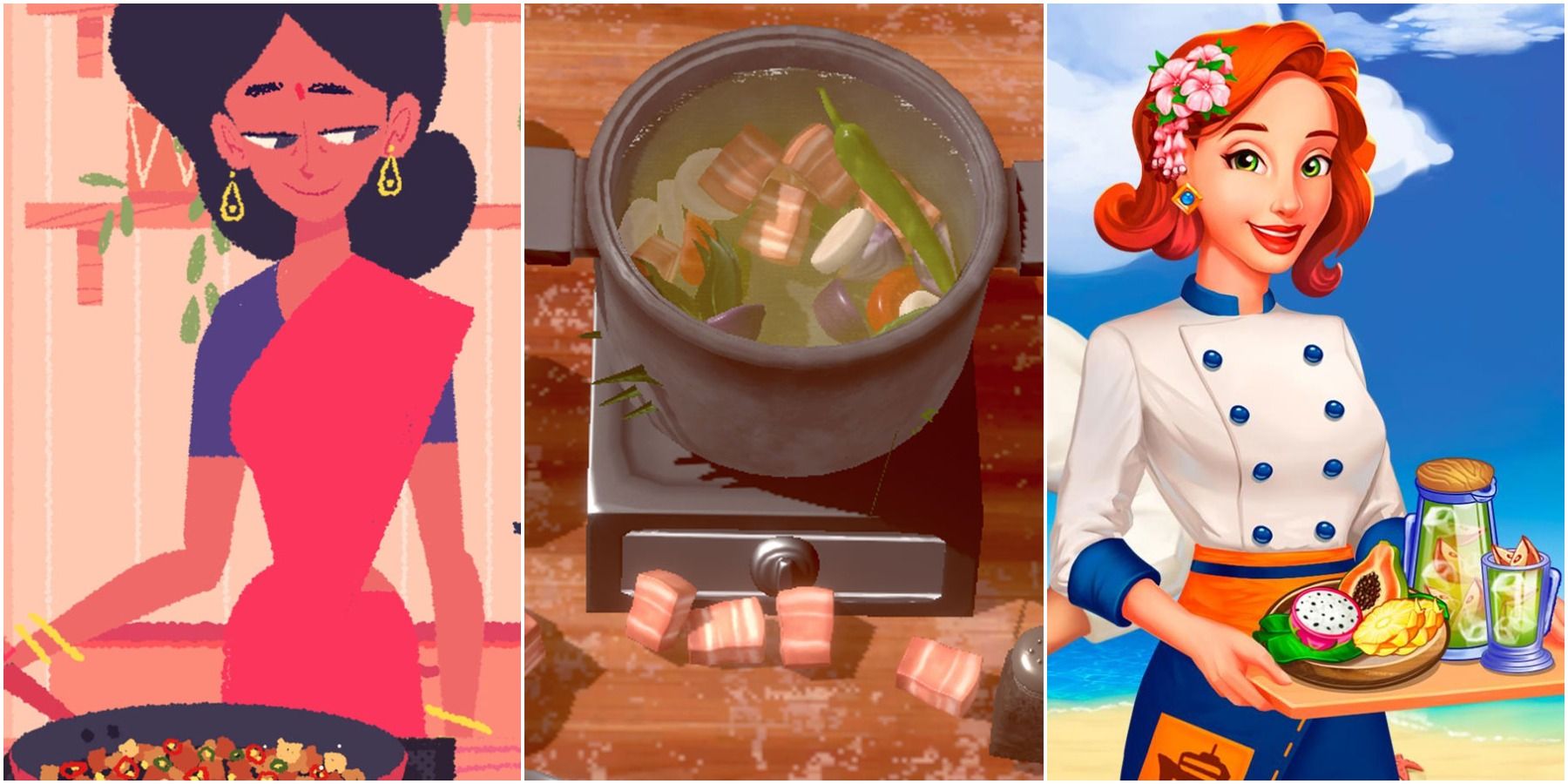 X новых и предстоящих кулинарных симуляторов с изображениями кастрюли с супом венба и клэр