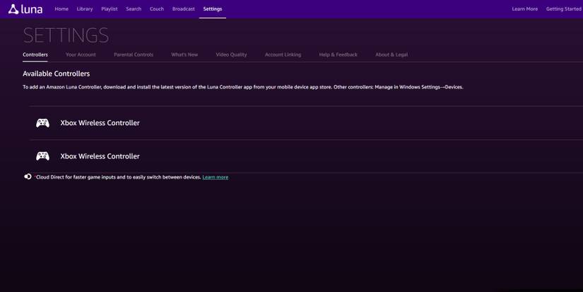 XBOX CONTROLLERS AMAZON LUNA
