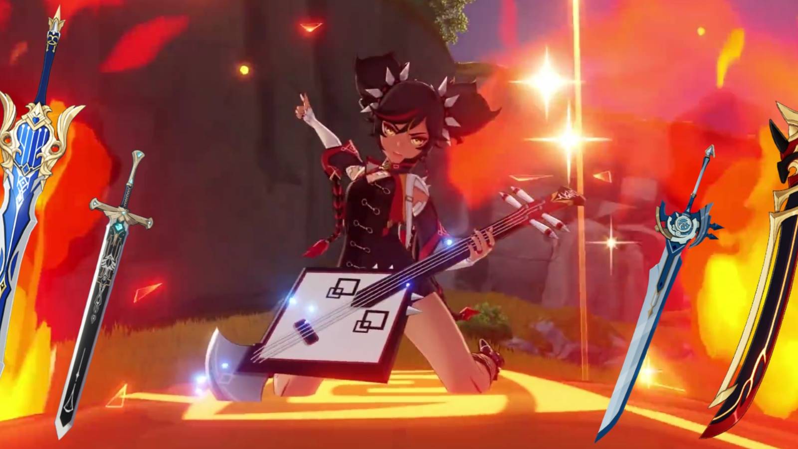 Xinyan best Weapons in Genshin Impact