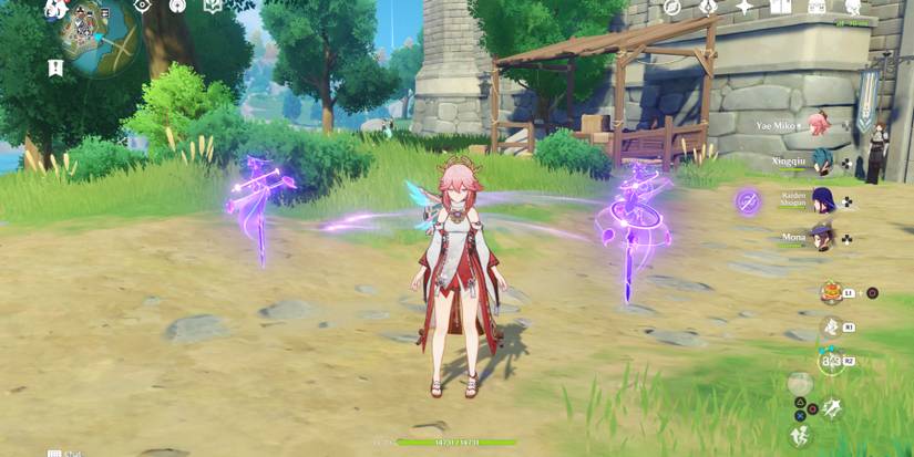 Yae Miko Elemental Skill in Genshin Impact