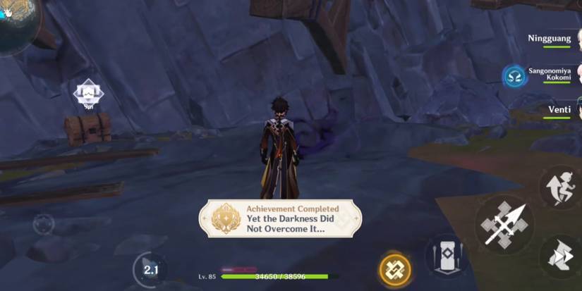 Yet the Darkness Did Not Overcome It achievement in Genshin impact