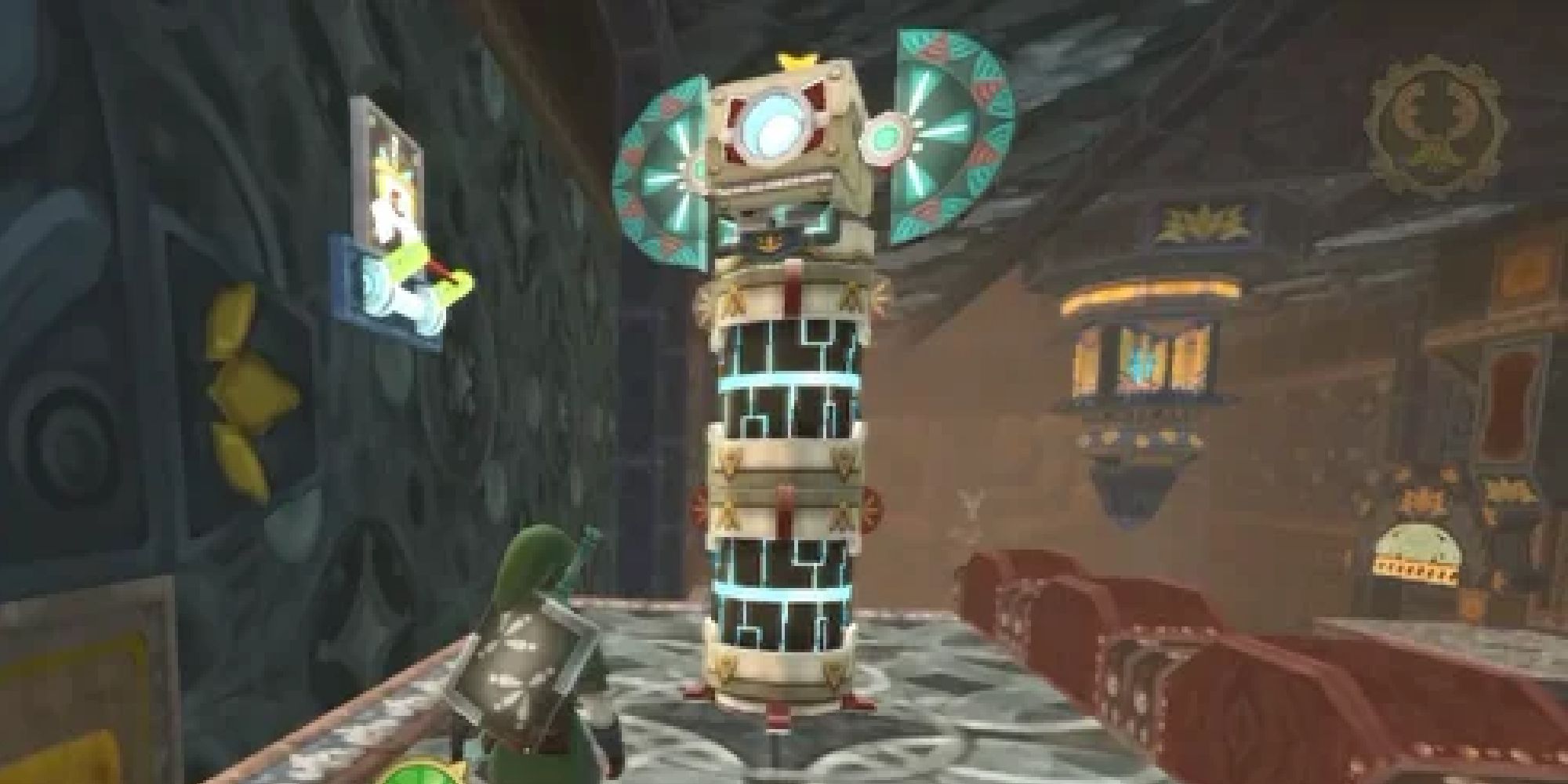 A Beamos appearing in a dungeon in Skyward Sword
