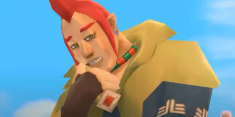 Groose smirking at the camera in Skyward Sword
