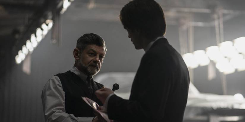 Alfred and Bruce in The Batman