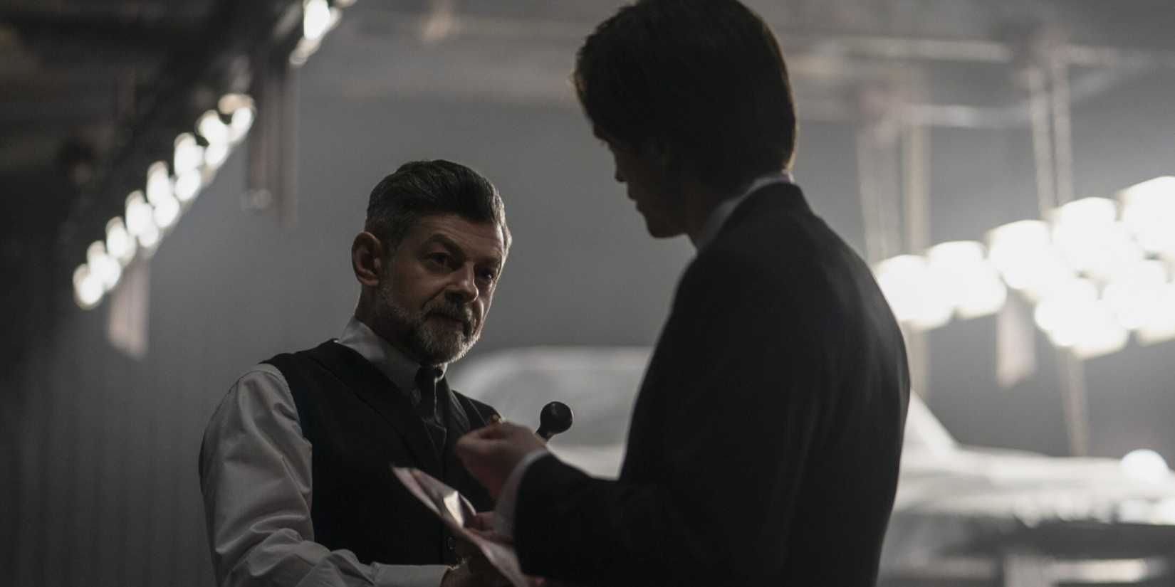 Alfred and Bruce in The Batman