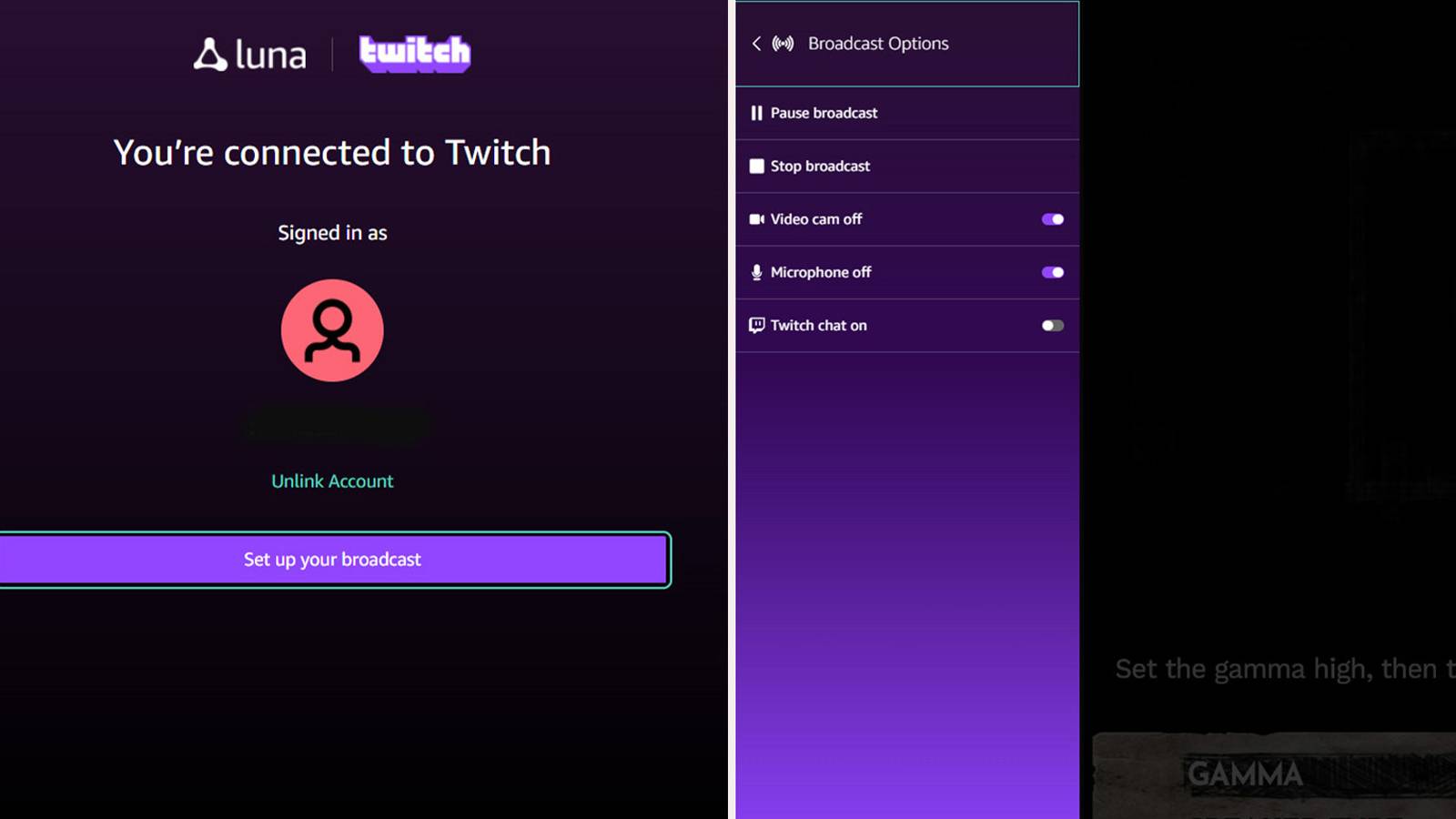 amazon luna twitch how to broadcast featured image