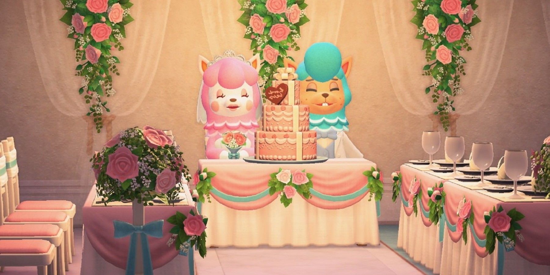 Animal Crossing Fan Creates Unique Wedding Cake Toppers