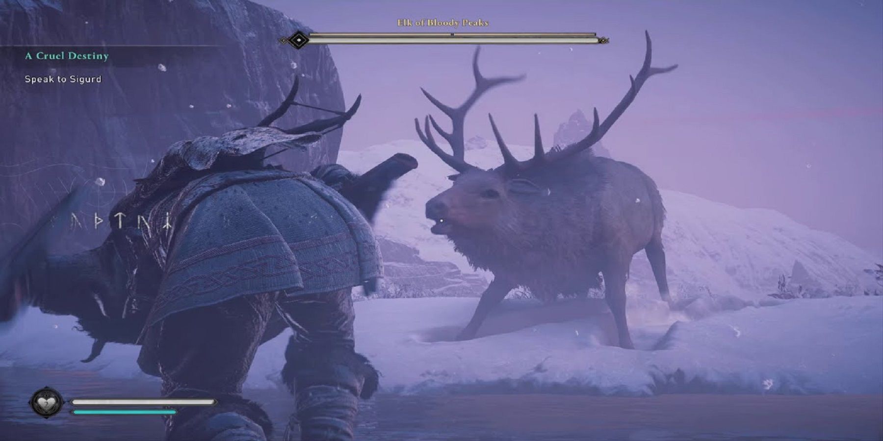 Assassin's Creed Valhalla player is thrown for miles when the Elk of B...