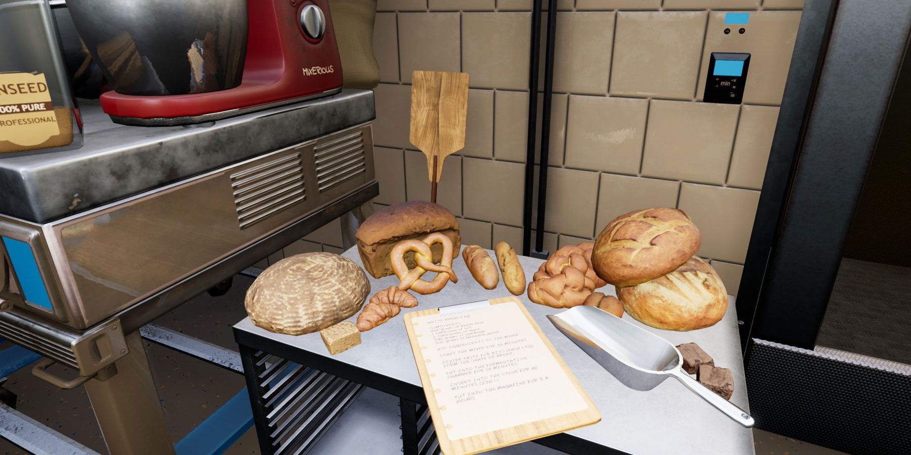 пекарня-симулятор-различный-хлеб-сидит-на-столе-рядом-с-буфером-и-машиной