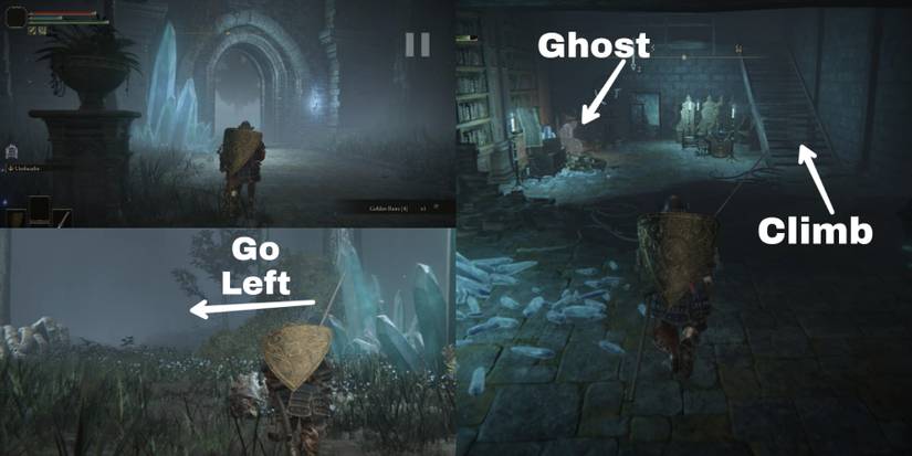 big doors and stairs that lead to upper level in elden ring