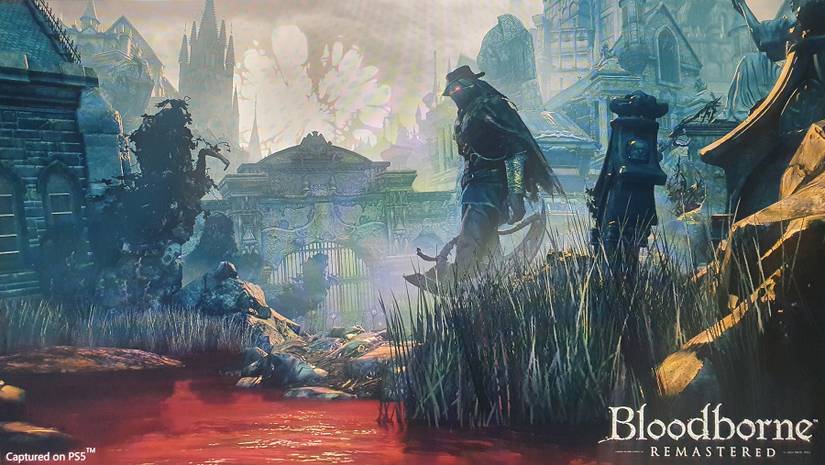 Image from a supposed Bloodborne remaster which has been debunked.
