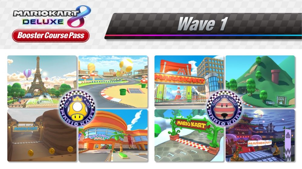 Mario Kart 8 Deluxe Booster Course Pass Wave 1 Release Time 0420