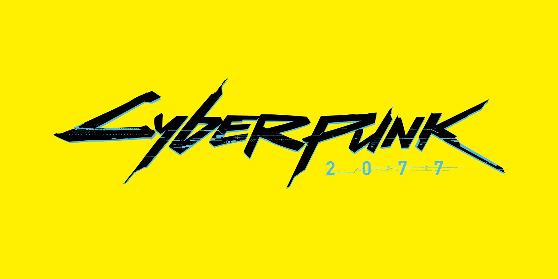 cyberpunk 2077 blue and yellow logo
