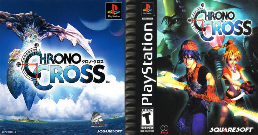 chrono cross japanese and us box art