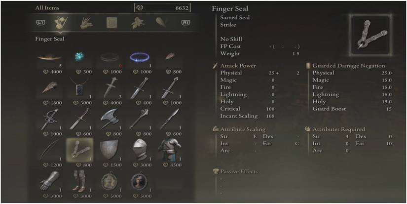 Elden Ring Finger Seal screenshot from Dan Allen Gaming