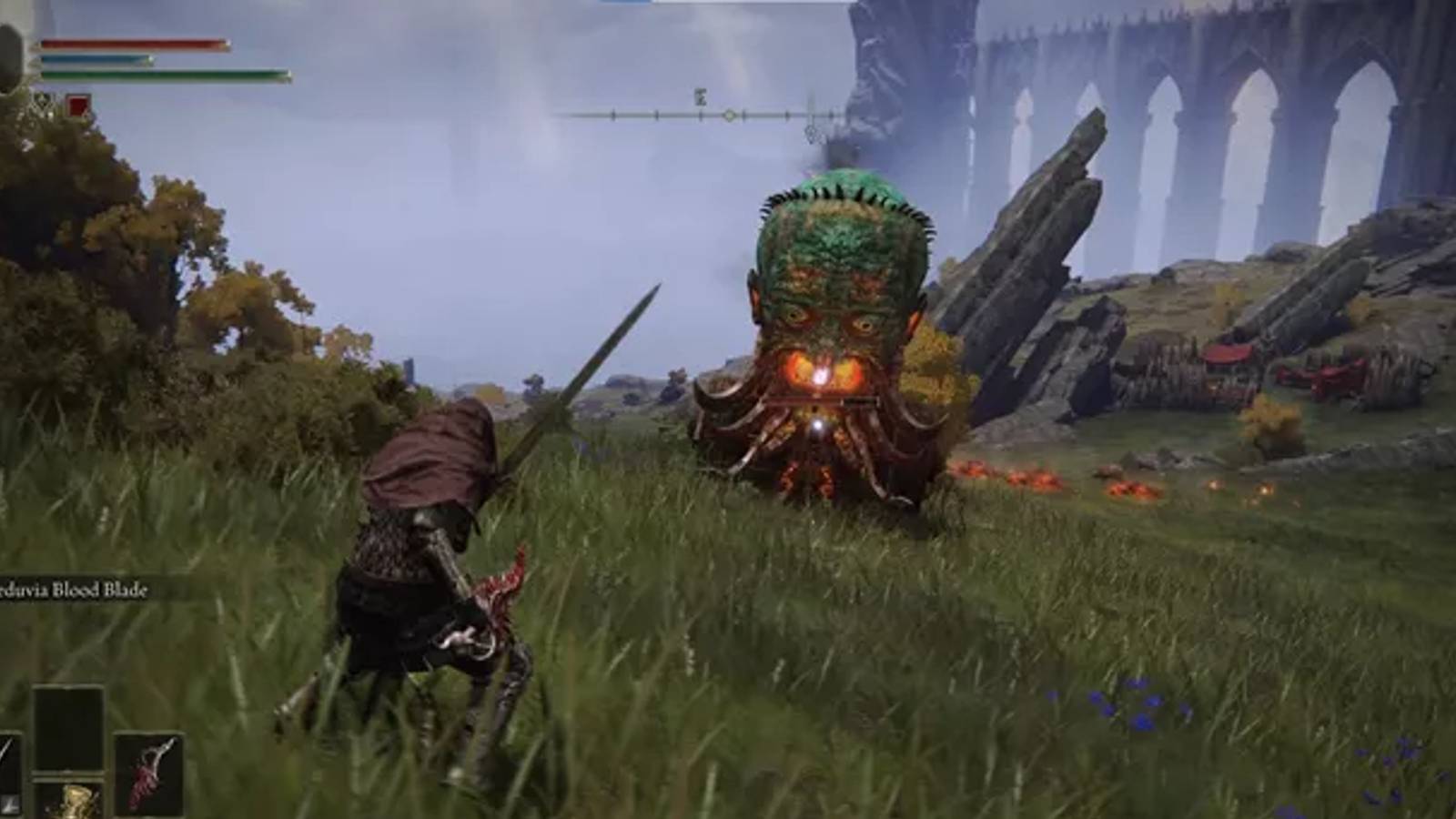 elden ring maneuverable flamethrower head tank