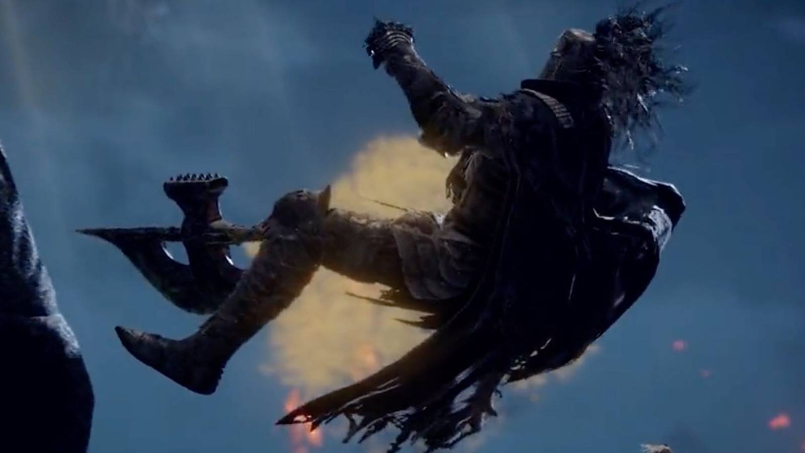 elden ring player falling