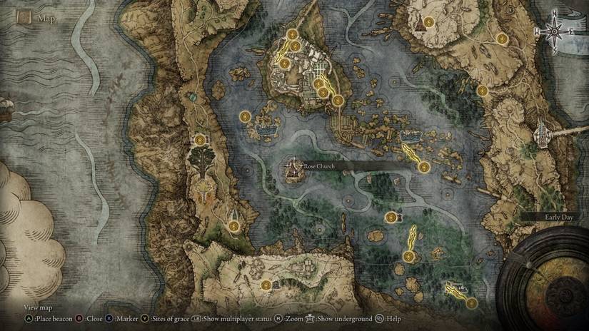 elden ring rose church location