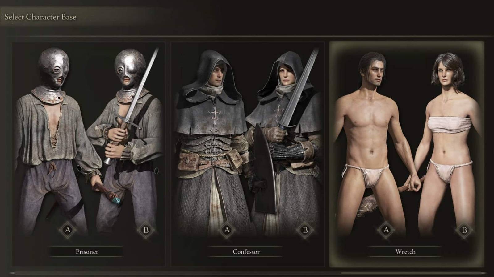 Elden Ring Starting classes