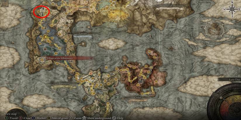 elden ring map