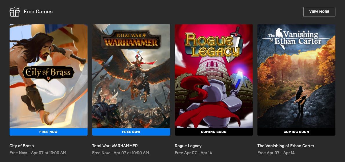 epic games store free games april 2022