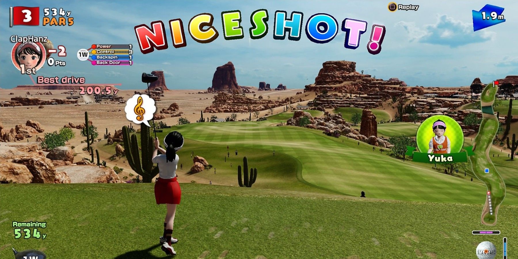 everybody's golf nice shot capture