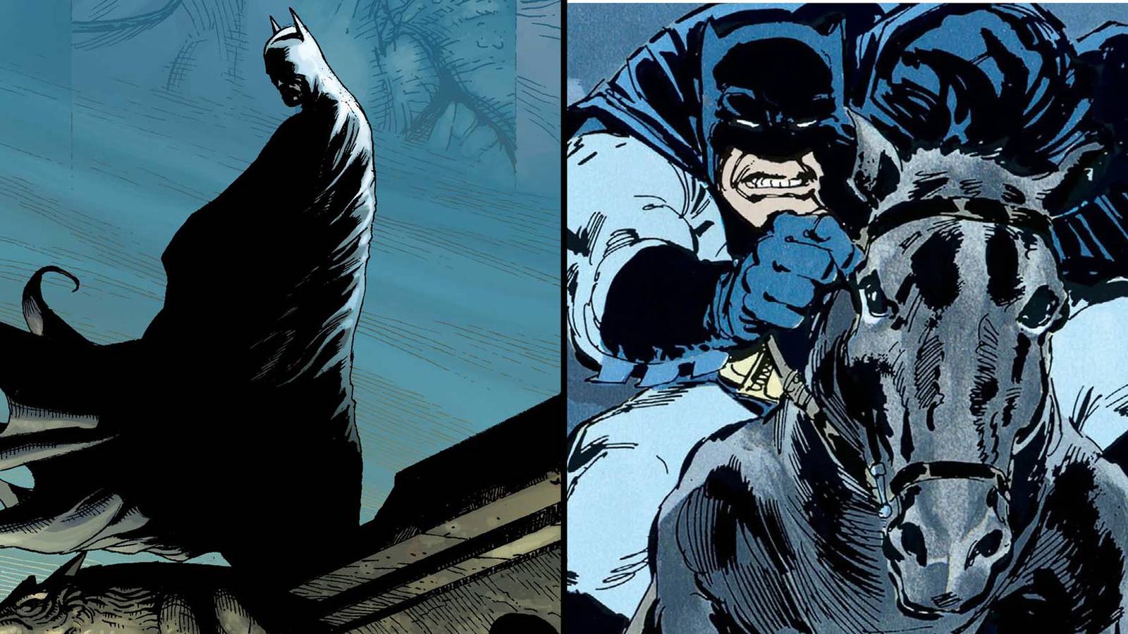 Batman in some of the great classic DC comics