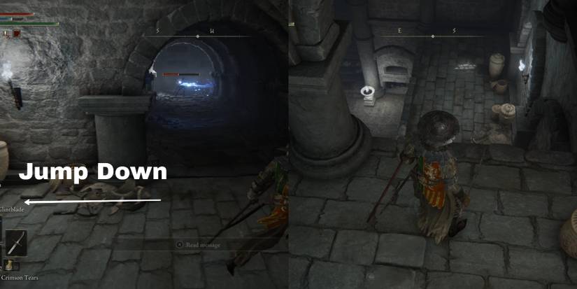 jump down in the right direction