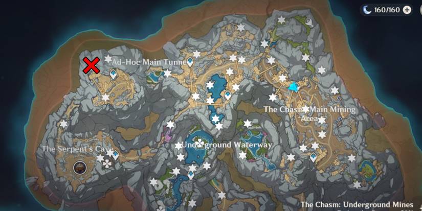 first orb of the blue depths location in Genshin impact