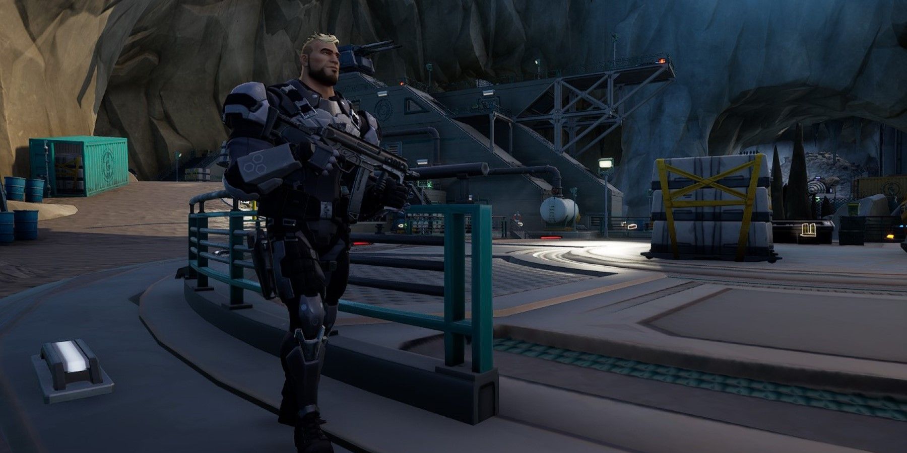 Fortnite IG guard in Covert Cavern