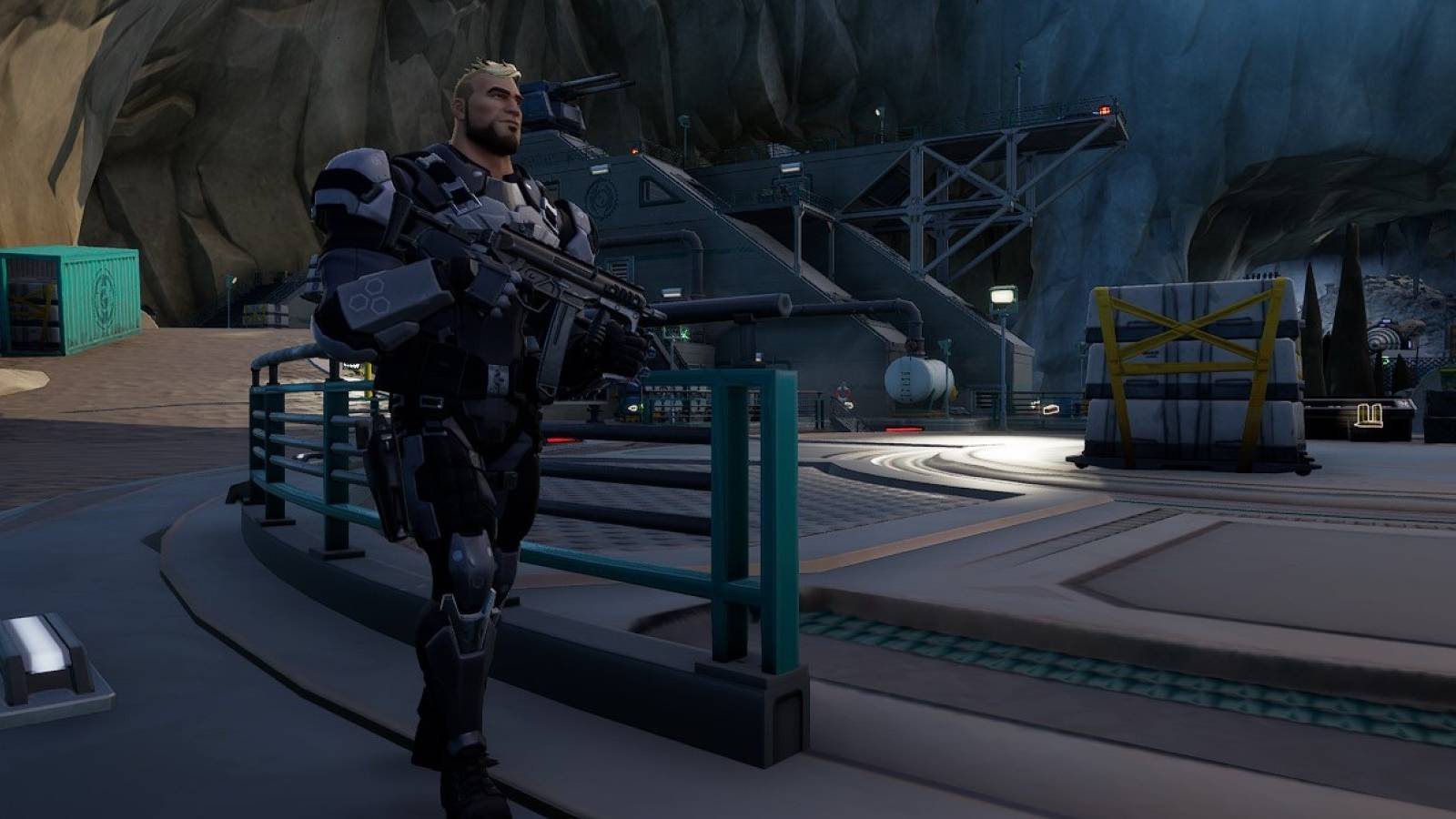 Fortnite IG guard in Covert Cavern