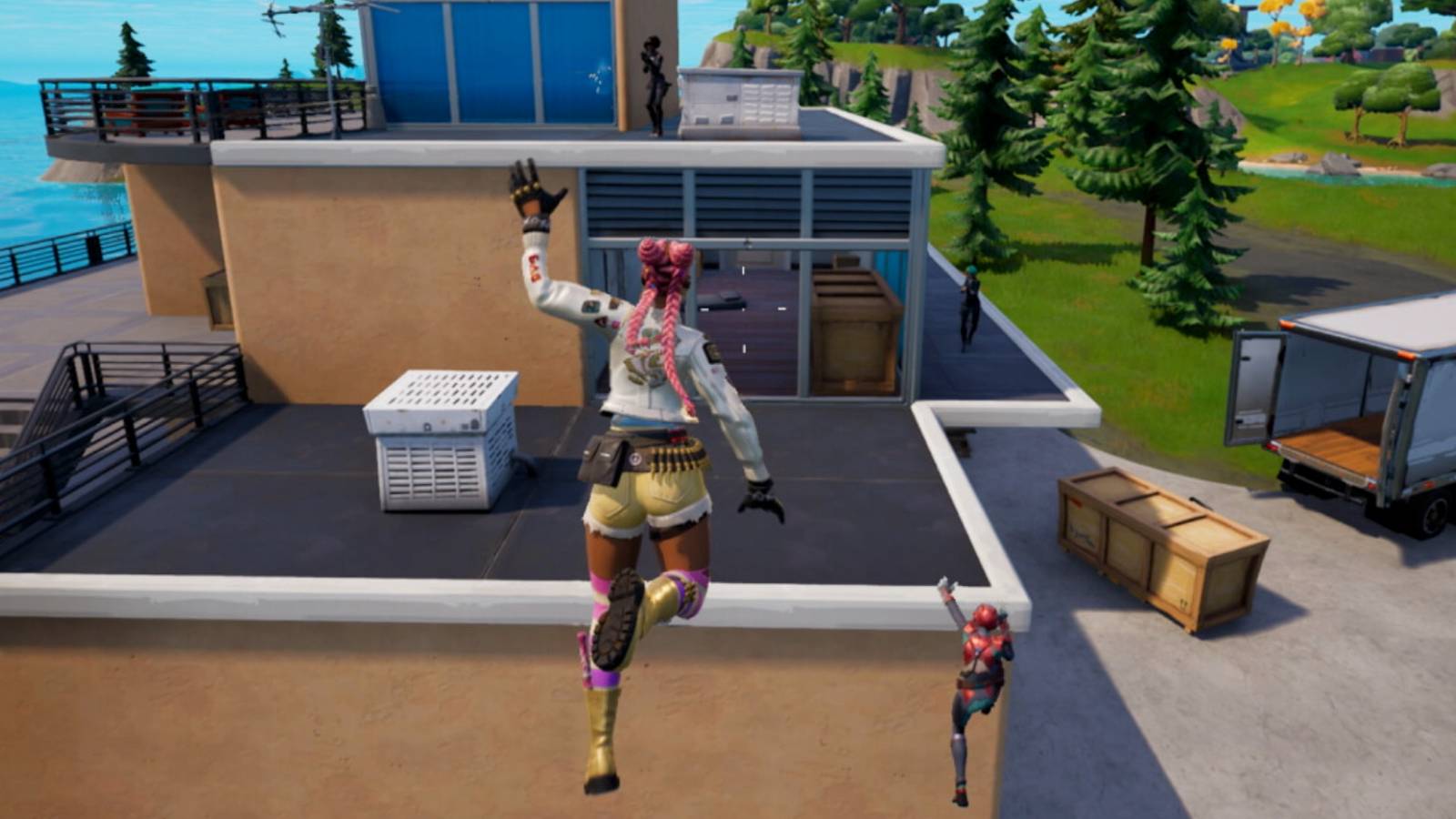 fortnite season 2 character running jumping