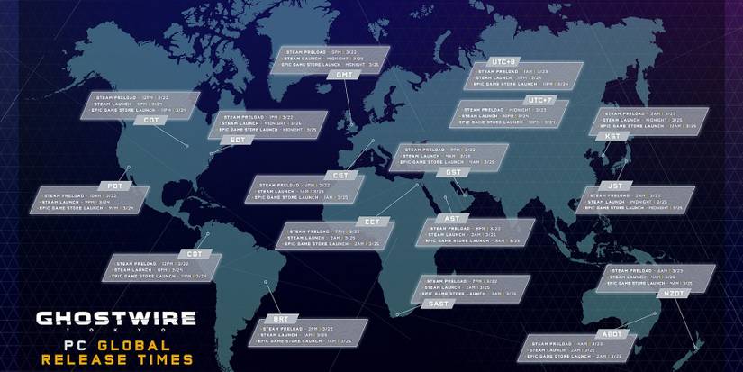 ghostwire tokyo release timings PC