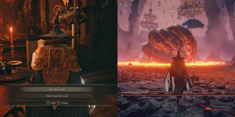 god devouring serpent in Elden ring